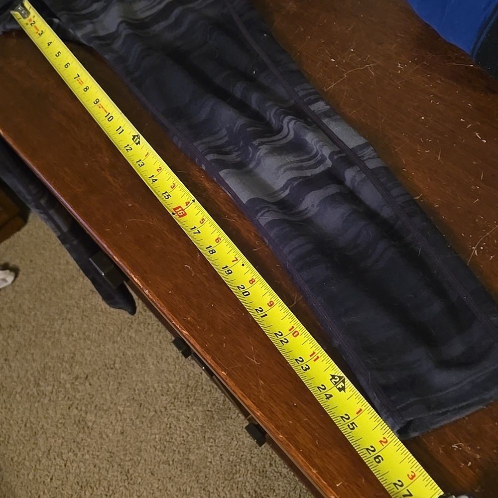 Women's Black Tie-Dye Leggings - Picture 14 of 16